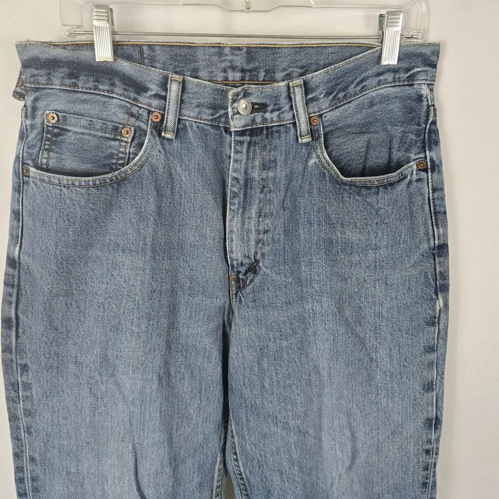 Levi's 560 Jeans Men's 32 x 27 (tag 34 x 29) Blue Light - Medium Wash